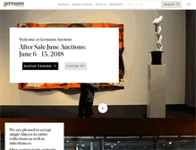 Tablet Screenshot of germannauktionen.ch